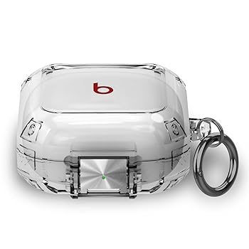 【中古】［非常に良い］For Beats Fit Pro ケース YILLIONS クリア PC素材製のスポーツクールなデザイン 衝撃吸収 防水 防塵 軽量 紛失防止用のフックを搭載した スリム