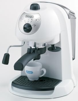 【中古】［非常に良い］DeLonghi エスプレッソ・カプチーノメーカー ホワイト EC200N-W