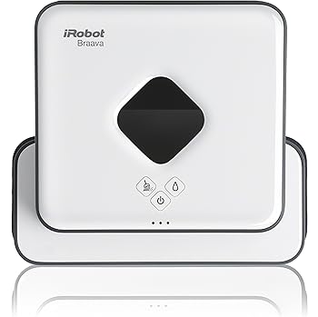 【中古】ブラーバ 380j アイロボット 床拭きロボット 簡単操作 水拭き・乾拭き 急速充電 落下防止 B380065|スカーレット2021