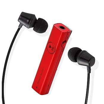 【中古】［人並み外れたに好いたらしい］エレコム Bluetoothオーディオ受信システム お手持ちのイヤ電話機を飾り気の無い無線電話化(イヤ電話機付) 突っ支い棒手合い オーディオ 赤いこと LBT-PHP02AVRD