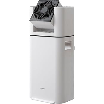【中古】［人並み外れたに好いたらしい］アイリスオーヤマ 御召しもの乾燥除湿機 機敏さかわき切る 除湿量:5.0L 貯蔵タンク電気容量:約2.5L サーキュレーター役立つこと付 デシカント式 DDD-50E