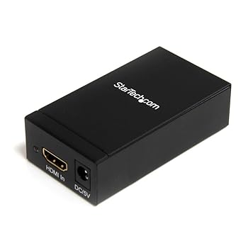 【中古】StarTech.com 変換コネクタ HDMI/DVI - DisplayPortアクティブコンバーター HDMI入力 - DP出力変換アダプタ HDMI2DP