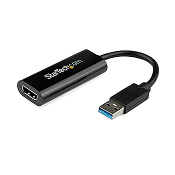 【中古】StarTech.com USB 3.0対応HDMIディスプレイアダプタ/1080p対応/USB Type-A接続/スリムタイプ/Windowsのみ対応 USB32HDES