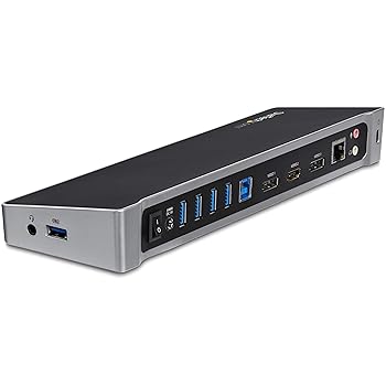 【中古】StarTech.com 縛ステイション USB 3.0 トリプル管する DP \u0026 HDMI USBこしき ローカルエリアネットワーク 多役立つこと アダプタ USB3DOCKH2DP