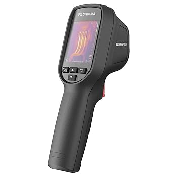 【中古】［非常に良い］アイリスオーヤマ 非接触型 サーマルカメラ AI ハンディ型 非接触式 すぐ使える 設定不応 検知器 温度計 IR-HC-TH1