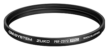 【中古】OM SYSTEM PRF ZD72 Pro MFT 保護すること水漉し 黒いこと