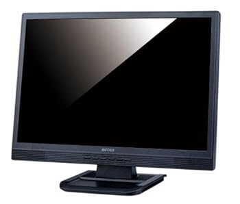 【中古】BUFFALO 22型広広とした HDCP相応う スピーカー積み上げる 液晶見せびらかす 黒いこと FTD-W2232HSR/BK