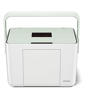 【中古】EPSON Colorio me パウダーコンパクト印刷工 E-330SG 2.5型色つや液晶 4色染め料インキ 緑であること