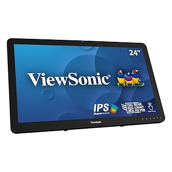 【中古】ViewSonic TD2430 24 1080p 10-Point Multi Touch Screen Monitor HDMI, DisplayPort by ViewSonic
