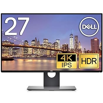 【中古】Dell 4K管する 27in U2718QM(3年度無輝点取り替えっこ引き請ける/sRGB 99.9%/広可視性角/枠組み受け答え/Dell HDR/IPS非光輝/DP,mDP,HDMI/高さ合わせる/回転させる)