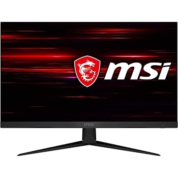 【中古】MSI Optix G271 ゲーミングモニター IPS平面パネル スリムベゼル 高い色再現性 フルHD/27インチ/144Hz/1ms/FreeSync Premium/HDMI/DP/3年保証