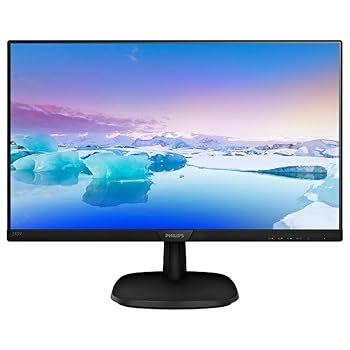 【中古】23.8型ワイド液晶ディスプレイ DP端子付 5年保証 243V7QJAB/11｜スカーレット2021
