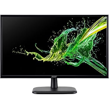 【中古】Acer EK220Q Abi 21.5インチ フルHD (1920 x 1080) VAモニター | 75Hz リフレッシュレート | 5ms 応答時間 | HDMI x 1 & VGA ポート x 1 (HDMIケ