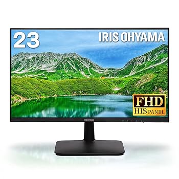 【中古】アイリスオーヤマ 管する 23in VAダイアログボックス 見せびらかす HDMIx1 VGAx1 FHD 1920x1080 60サイクル 14ms 非光輝 一こま受け答え フリッカーレス ILD-B2