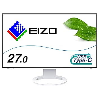 【中古】EIZO 27.0型カラー液晶モニター EV2781-WT