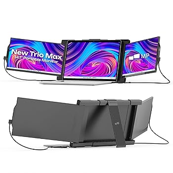 【中古】MP Mobile Pixels Trio Max 14.1in 携帯型管する 万覚え帳マイコン用トリプル管する 1080P FHD IPS プラグアンドプレイ 15-17.3in