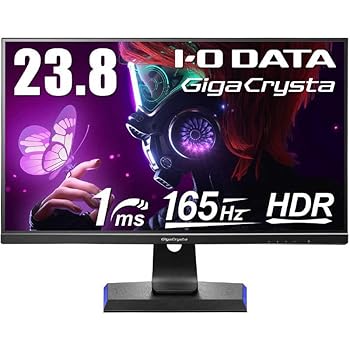【中古】IOデータ ゲーミングモニター 23.8型/ フルHD (1920×1080) / ワイド/ブラック/GigaCrysta KH2470V-ZX 22,910円
