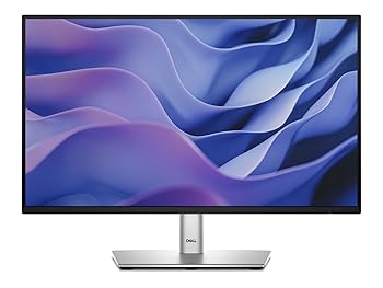 【中古】Dell P2225H 21.5in広広とした管する/1920×1080/HDMI、VGA、DisplayPort/黒いこと(照明ランプ構成成分:しろがね色)/金棒引き:なし(製造会社3年言いはなつ、