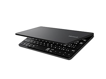 【中古】マイクロソフト キーボード Bluetooth対応/ワイヤレス/Windows/Androidタブレット/iPad, iPhone対応/ブラック Universal Mobile Keyboard P2Z-00｜スカーレット2021