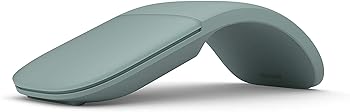 【中古】マイクロソフト アーク マウス ELG-00046 : ワイヤレス 薄型 コンパクト 縦横スクロール BlueTrack Bluetooth ( セージ ) Surface 対応