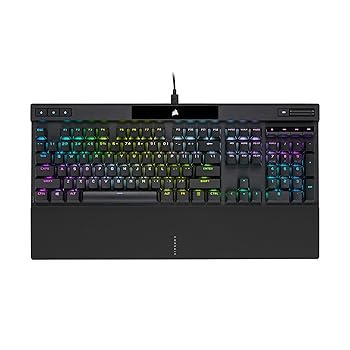 【中古】Corsair K70 RGB PRO メカニカルゲーミングキーボード バックライトRGB LED Cherry MX ブラウンキースイッチ ブラック