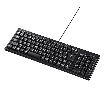 【中古】サンワサプライ USBハブ付コンパクトキーボード SKB-KG2UH2BK ブラック テンキーあり