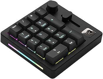 【中古】グロリアス(Glorious) キーボード テンキー ワイヤレス LEDバックライト付き カスタマイズ可能キーキャップ 無線 テンキー ナンバーパッド Bluet
