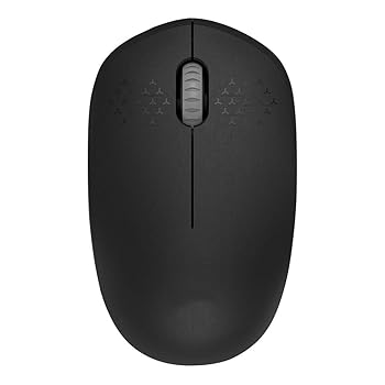 【中古】オフィスマウス ワイヤレスマウス 最大20M無線伝送距離 2.4G 3キー 250Hz 1600 DPI フレームスキップなし 学習 作業 業務(黒)