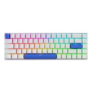 【中古】DrunkDeer G65 eスポーツゲーミングキーボード、ラピッドトリガーキーボード - ホール効果スイッチ - 磁気スイッチ - ラストウィン＆リリースデ