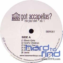 【中古】Got Acapellas Vol.1 [12 inch Analog]