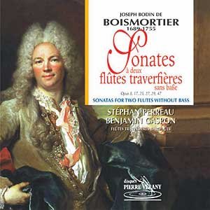 【中古】Boismortier:Sonatas for Flutes