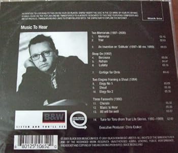 【中古】Music to Hear