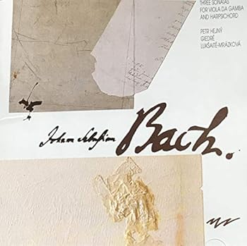 【中古】3 Sonatas for Viola Da Gamba & Harpsichord