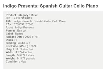 【中古】Indigo Presents: Spanish Guitar Cello Piano｜スカーレット2021 14,566円