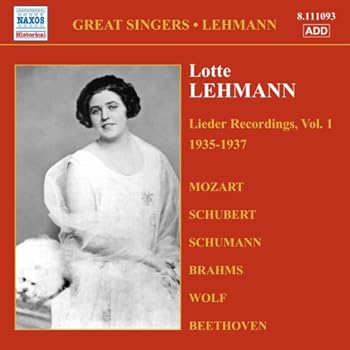 【中古】ロッテ・レーマン:リート録音集 - 1 (1935-1937)