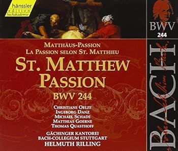 【中古】St Matthew's Passion|スカーレット2021