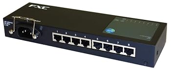 【中古】FXC 8ポート 10/100/1000Mbps タップ型イーサネットスイッチ ES1008TP|スカーレット2021