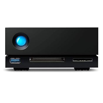 【中古】LaCie ラシー 外付けHDD ハードディスク 8TB 1big Dock Thunderbolt 3 USB-C Mac/iPad/Windows対応 [ ドッキングステーション機能搭載 ] 国内正｜スカーレット2021