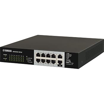 【中古】ヤマハ シンプルL2 PoE スイッチ SWX2100-10PoE｜スカーレット2021 28,230円