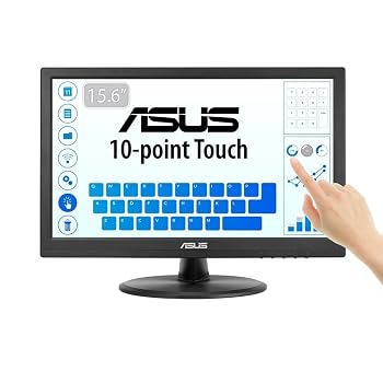 【中古】ASUS タッチモニター VT168HR 15.6インチ/10点マルチタッチ/HDMI/フリッカフリー技術/ブルーライト軽減/VESAマウント/国内正規品｜スカーレット2021