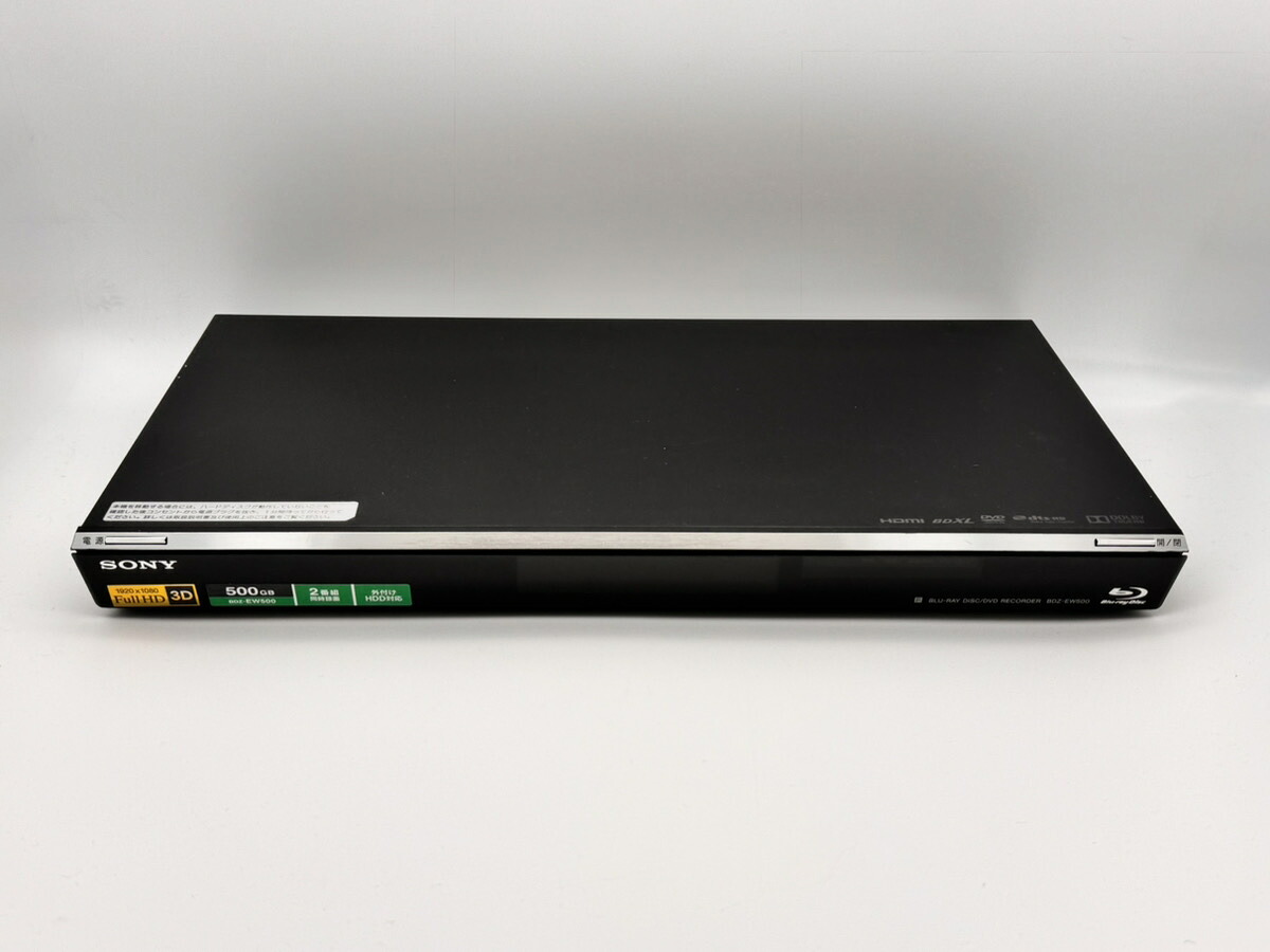 【中古】［非常に良い］SONY 500GB 2チューナー ブルーレイレコーダー BDZ-EW500｜スカーレット2021