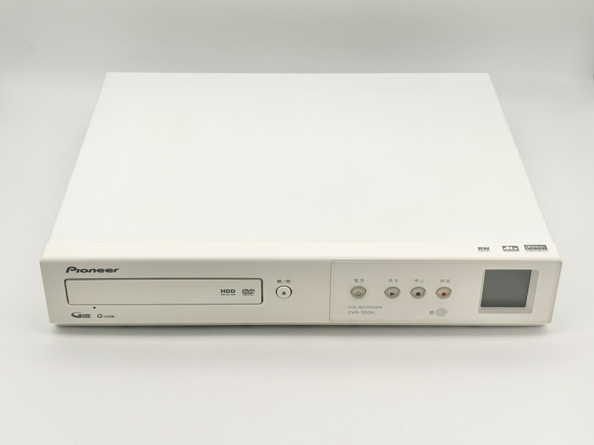 【中古】［人並み外れたに似つかわしい］開拓者 Prive HDD\u0026ヴィデオディスクリコーダー160GB HDD積み上げる DVR-330H-W 白いこと