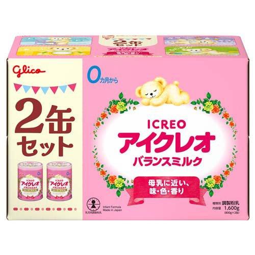 Glico アイクレオ バランスミルク ８缶セット Amazon.co.jp: アイクレオ バランスミルク 800g×8缶 江崎グリコ