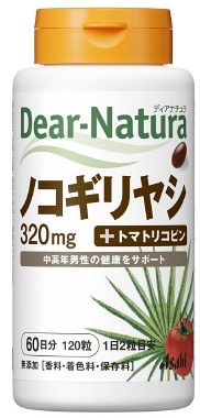 【Ａ】アサヒフード　ディアナチュラ(Dear-Natura) ノコギリヤシ＋トマトリコピン 60日分(120粒) 中高年男性の健康をサポート