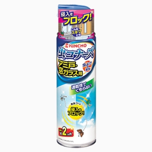 卓抜 キンチョウ 虫コナーズ アミ戸 窓ガラス用 450ml スプレー アミ戸や窓ガラスを防虫コート