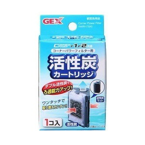 【J】 ジェックス コーナーパワーフィルター用 活性炭カートリッジ(1個入) 【J】 ジェックス コーナーパワーフィルター用 活性炭カートリッジ(1個入)