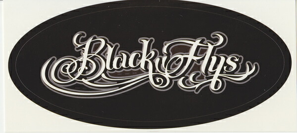 楽天市場】ブラックフライズ(BLACK FLYS)ステッカーSTICKER1【大特価の