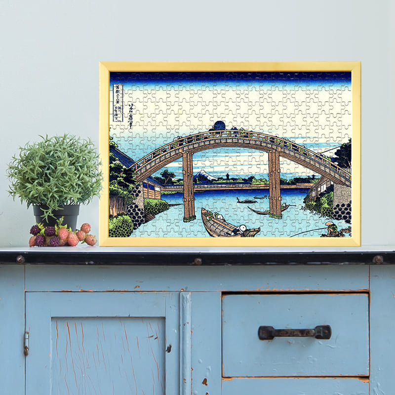 楽天市場】葛飾北斎「富岳三十六景 神奈川沖浪裏」(300ピース) 6172313