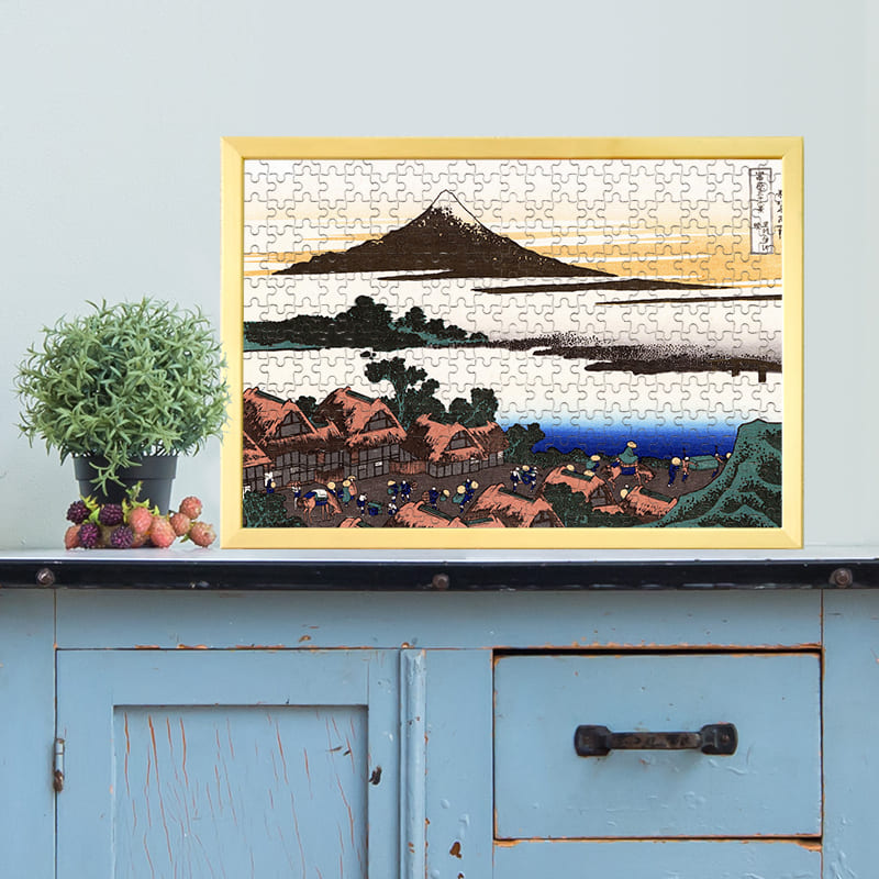 楽天市場】葛飾北斎「富岳三十六景 神奈川沖浪裏」(300ピース) 6172313