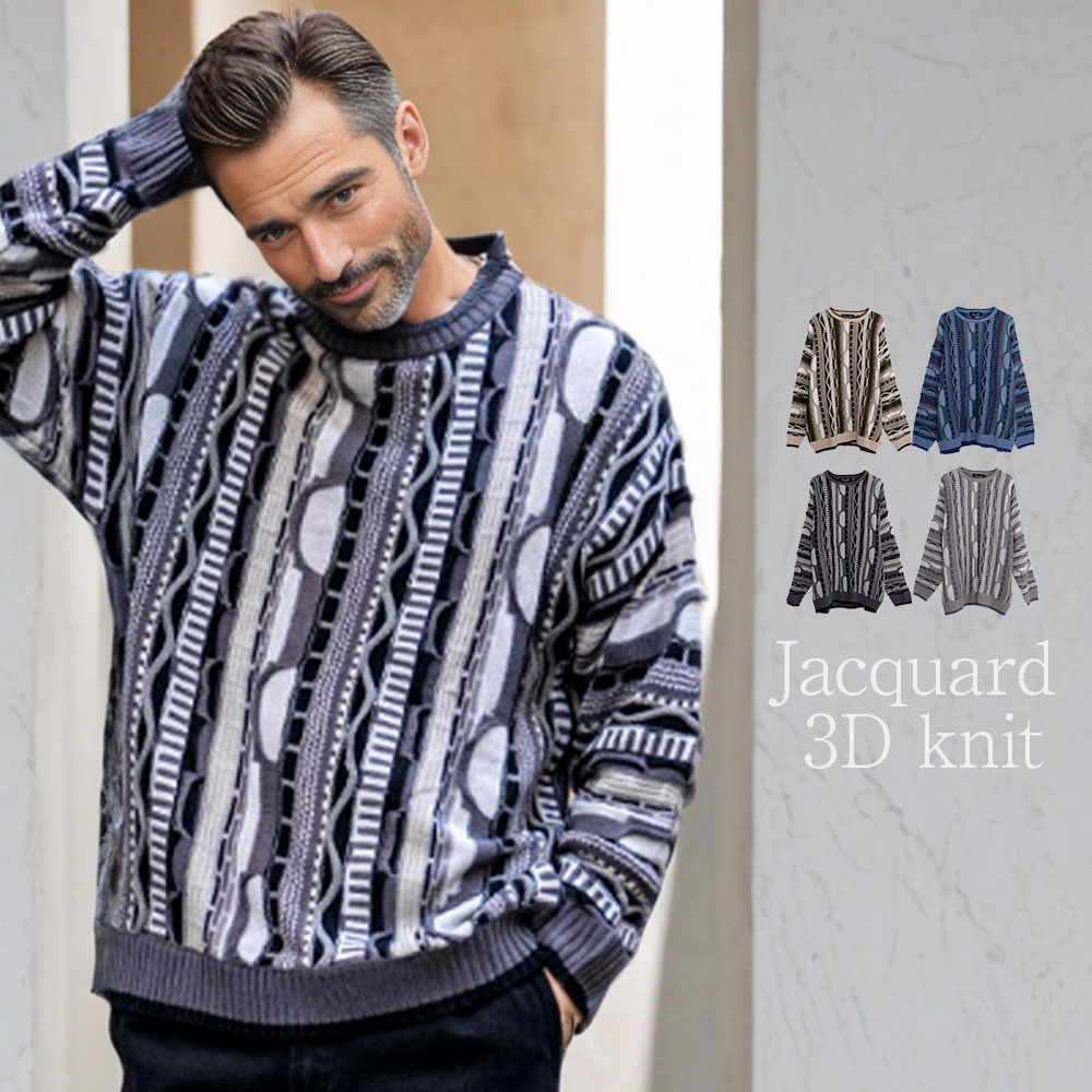 楽天市場】イケオジ ちょい悪 ニット メンズ オヤジ ミスタ—ジョージ